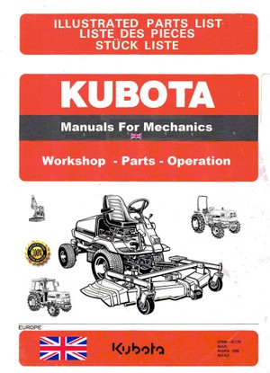 Kubota Manuals for Mechanics 