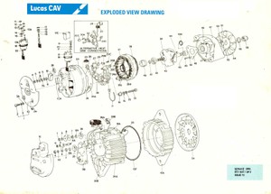 Lucas Cav Aftermarket parts manuals AC Alternators - Starters -  Switch Gear Turbochargers