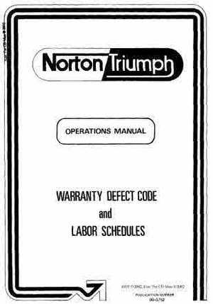 Triumph Tech_Service - Workshop manuals Parts and Operation Books