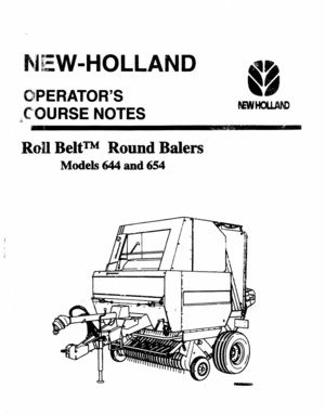 New Holland Roll Belt 664 - 665 Round Bailer