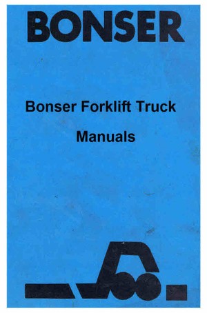 Bonzer Fork Lift Truck Manuals 