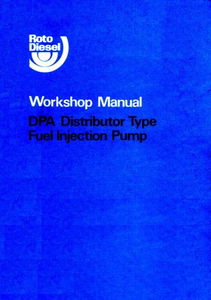 Lucas Cav DPA Service Manuals for Mechanics