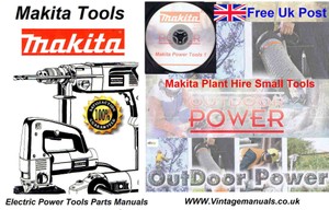 Makita Service Small tool Parts manuals Vol2