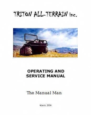 Triton All Terrain Vehicle Manual Operator and Service manual 