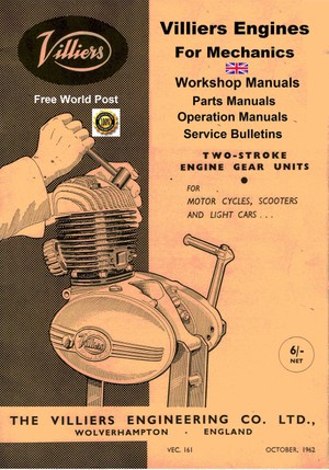 Villiers Engine Service Manuals For Mechanics 