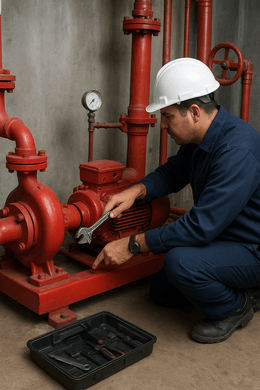 Manutenção Corretiva Bomba de Incêndio 