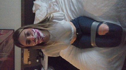London Evans A Little Taped Up photo set 