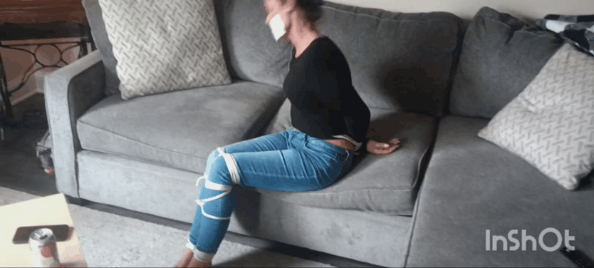 Megan Gets Hogtied 