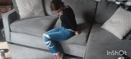 Megan Gets Hogtied 