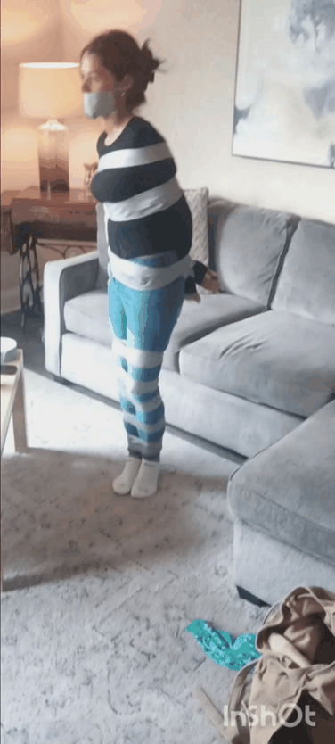 Megan Tightly Taped 2