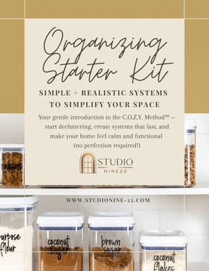 Organizing Starter Kit