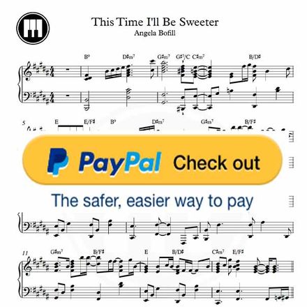 ♪ This Time I&#x27;ll Be Sweeter - Piano Sheetmusic pdf /Angela Bofill