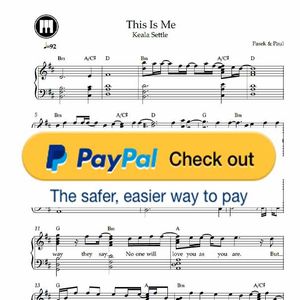 ♪ This Is Me - Keala Settle /Piano Sheetmusic pdf