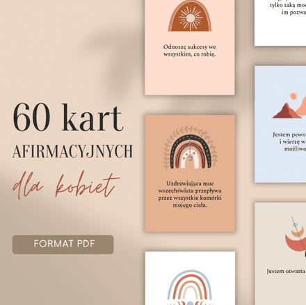 Karty Afirmacji dla Kobiet 
