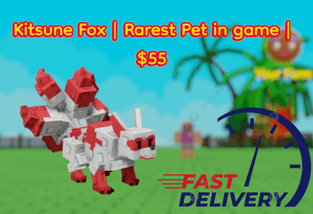 Kitsune Fox | Rarest Pet in game |