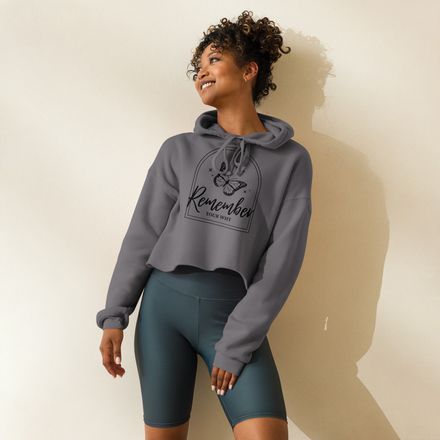 Remember Your Why Cropped Hoodie 