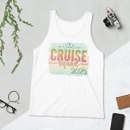 Cruise Squad 2025 Tank Top | Cruise Group Vacation Shirt