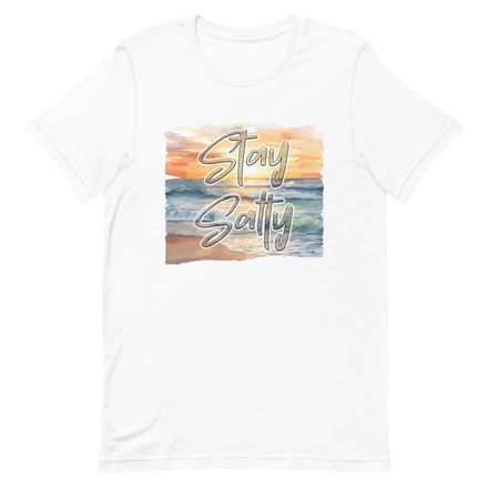 Sunshine Seashells Saltwater T-Shirt – Beach Vibes Graphic Tee