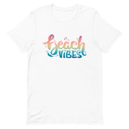 Beach Vibes T-Shirt – Summer Beach Sunset Graphic Tee