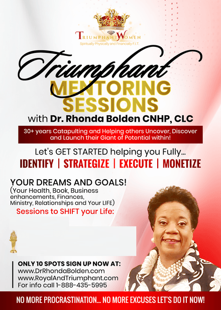 Triumphant Mentoring Sessions to help you FOCUS TO FINISH!