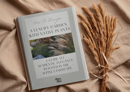 Luxurious garden with Austrian native plants
