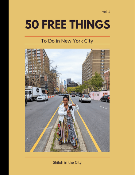 50 Free Things to Do in NYC Booklet (DIGITAL DOWNLOAD)