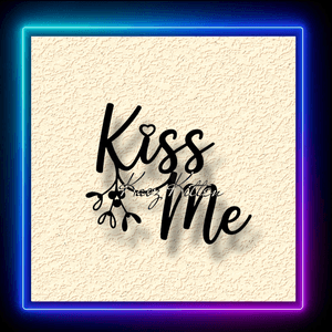 Kiss Me Mistletoe Mini Heart Sign Wall Art Home Decor