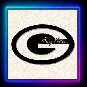 Simple Green Bay Packer's Logo Wall Art Home Decor