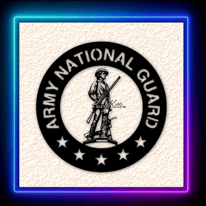 Army National Guard Wall Art Home Decor