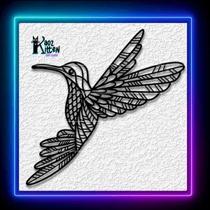 Mandala Hummingbird Wall Art Home Decor