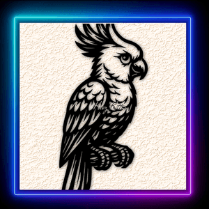 Cockatoo Bird Wall Art Home Decor