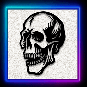 Creepy Haunted Skull Wall Art Home Decor