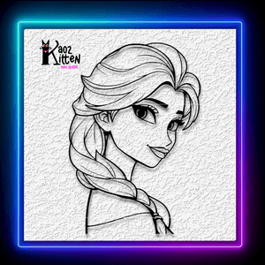 Elsa Wall Art Disney Frozen Fanart Wall Art Home Decor