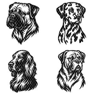 Dog Faces 1 STL Bundle