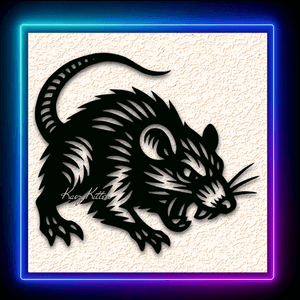 Giant Rat Wall Art Home Decor