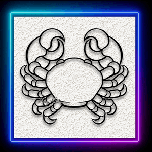 Zodiac Cancer Wall Art Astrological Crab Home Decor
