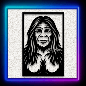 Mom Bigfoot Wall Art Sasquatch Home Decor