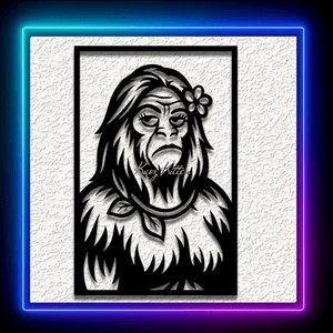Aunt Bigfoot Wall Art Home Decor