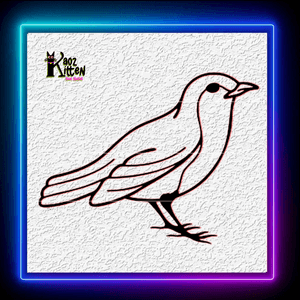 Birdie Left Facing Little Bird Wall Art Home Decor