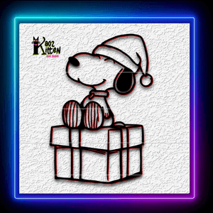 Snoopy Peanuts Christmas Wall Art Home Decor