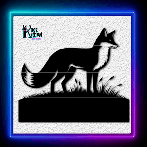 Grassland Fox Woodland Wall Art Home Decor