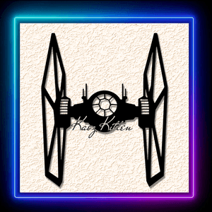 Star Wars Tie Fighter Spacecraft Wall Art Home Decor