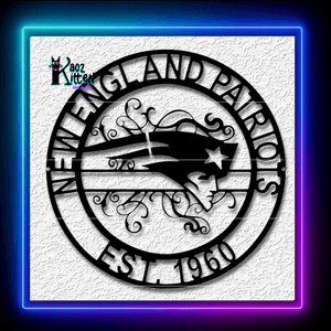 New England Patriots EST Football Team Wall Art Home Decor