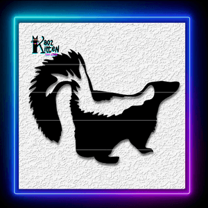 Skunk Pole Cat Woodland Wall Art Home Decor