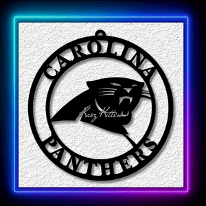 Carolina Panthers Football Team Wall Art Home Decor