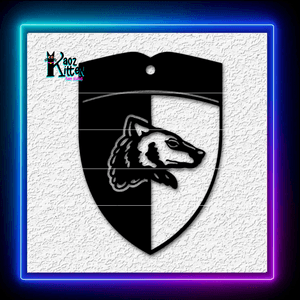 Hufflepuff House Crest Harry Potter Fanart Wall Art Home Decor