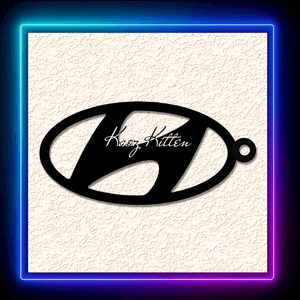 Hyundai Auto Car Logo Emblem Keychain Earring