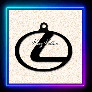 Lexus Auto Car Logo Emblem Keychain Earring