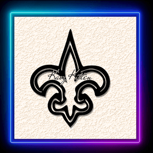 New Orleans Saints Logo Emblem Wall Art Home Decor
