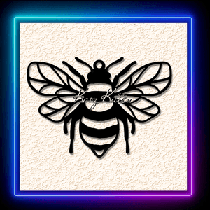 Queen Bee Honeybee Keychain Earring